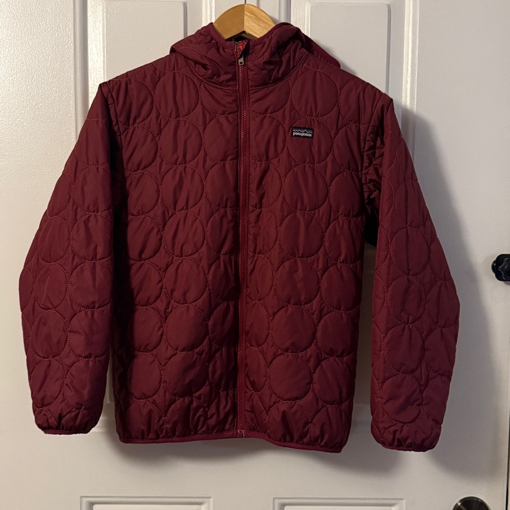 Patagonia reversible quilted puffer jacket large